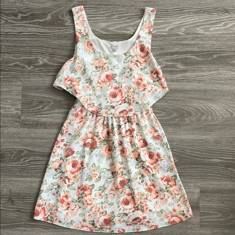 Guess Multicolor Floral Dress